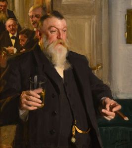 En skål i Idun av Anders Zorn (1892)